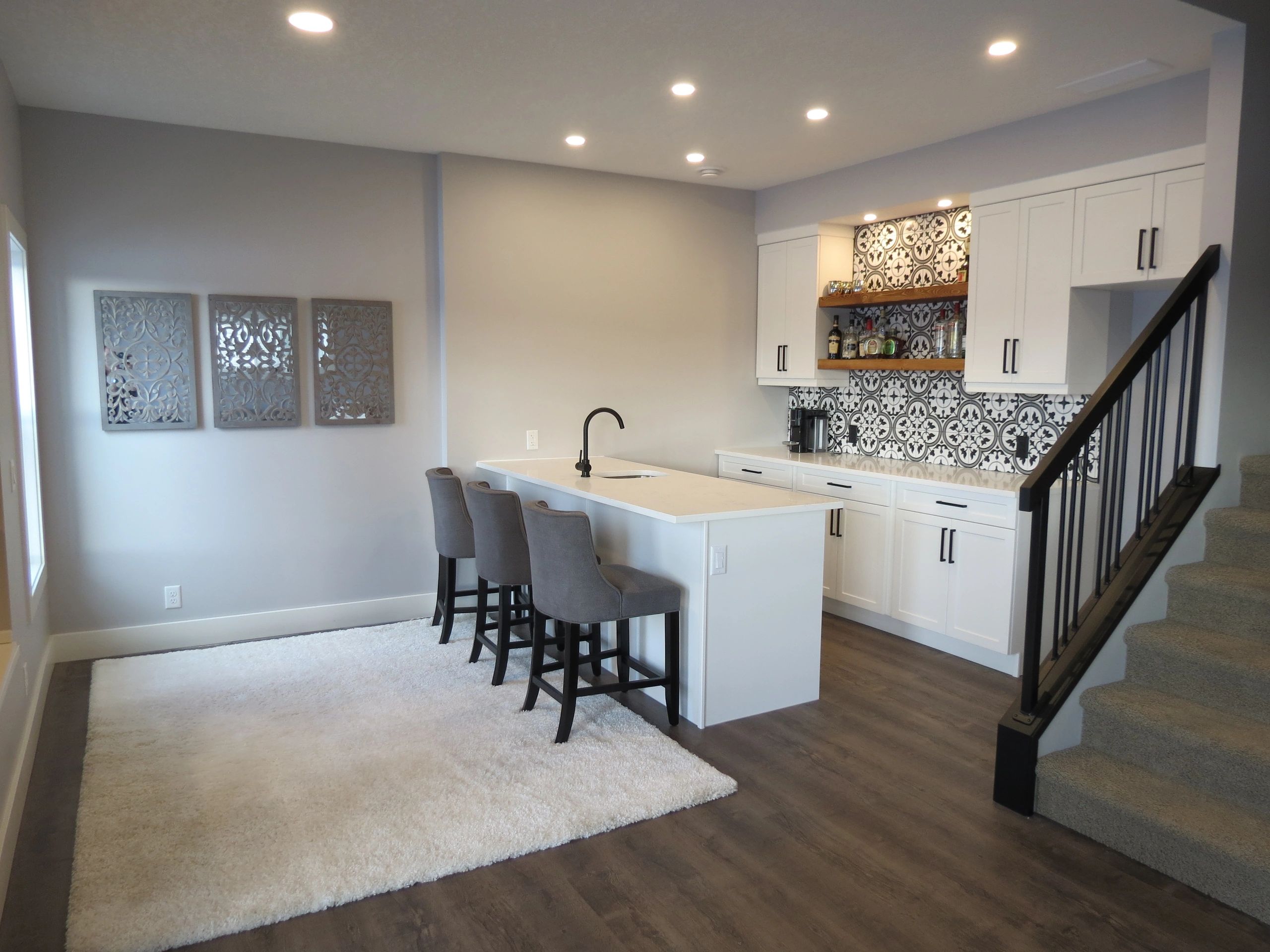 Modern open concept kitchen renovation